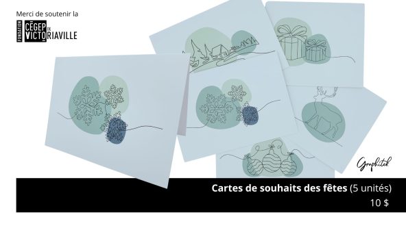 visuel où on voit quelques cartes de souhaits