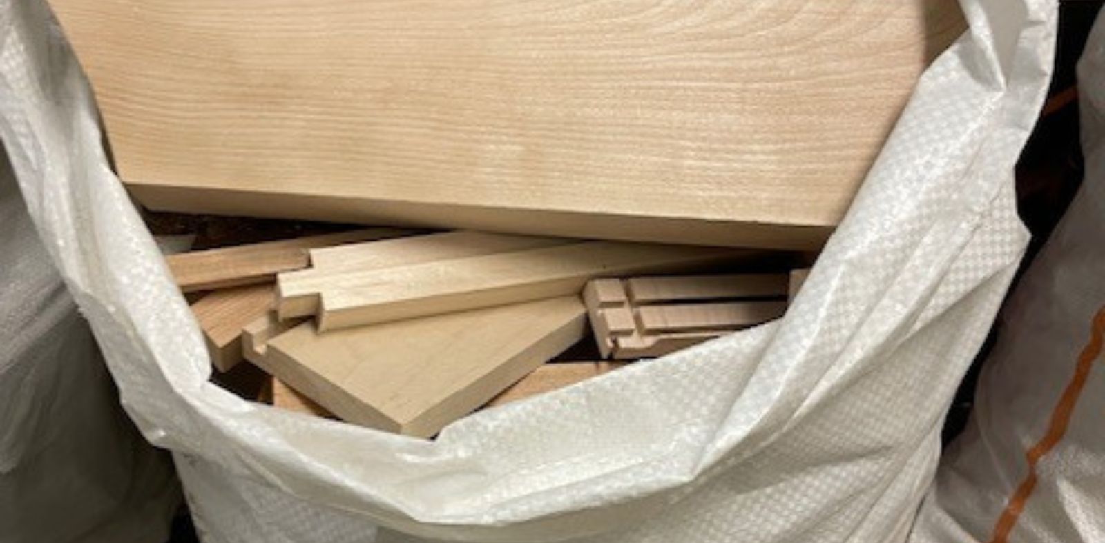 Vente de poches de bois