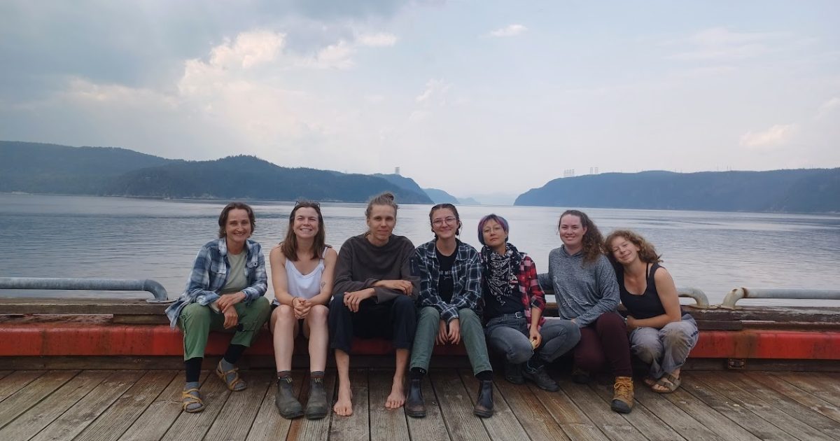 Photo de groupe séjour côte nord