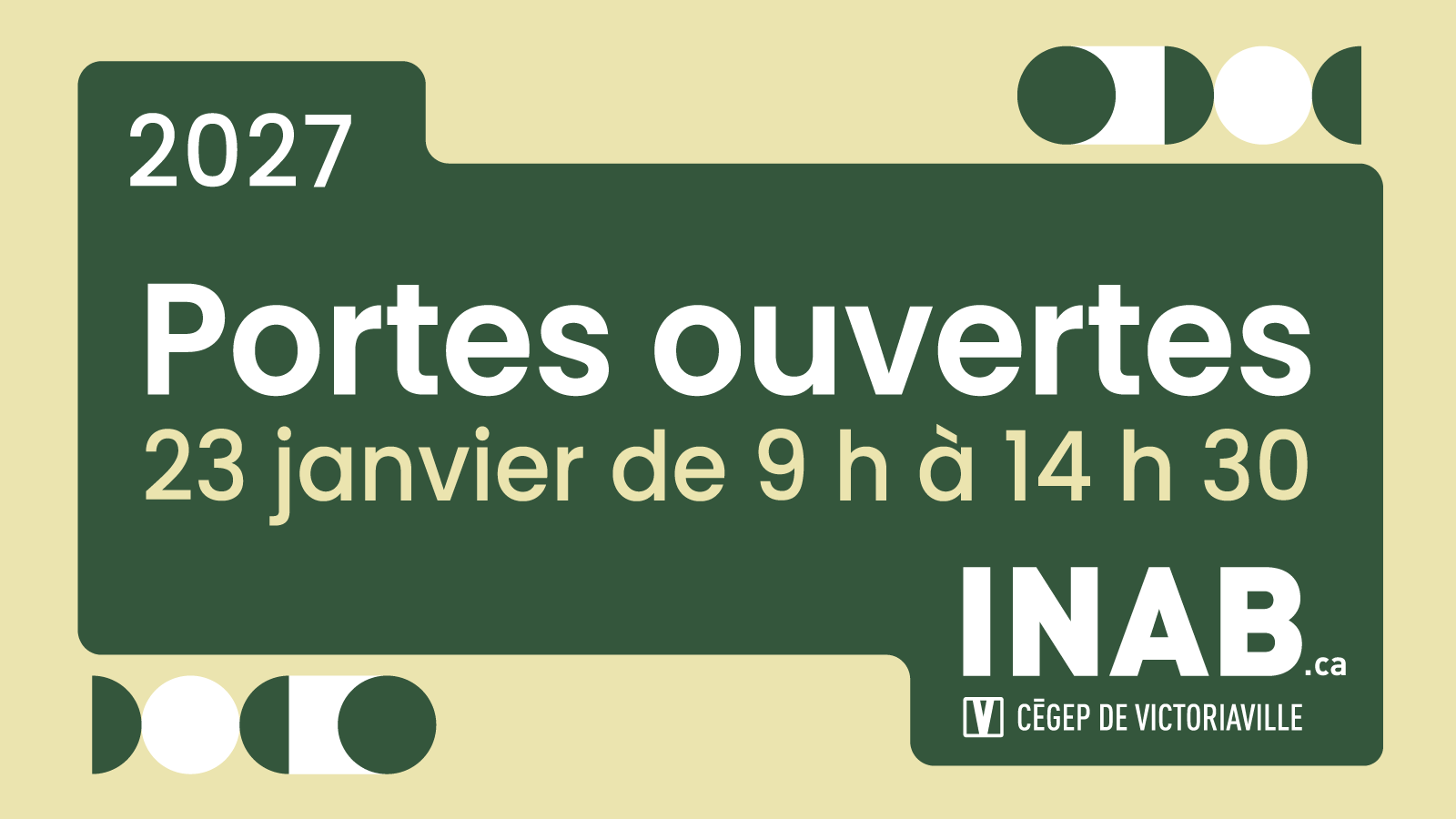 INAB_PO-2027_1600-x-900 visuel 2027 Portes ouvertes 23 janvier de 9 h à 14 h 30 à l'INAB