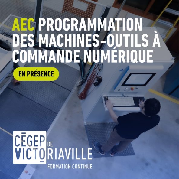 visuel AEC Programmation des machines-outils à commande numérique en ligne