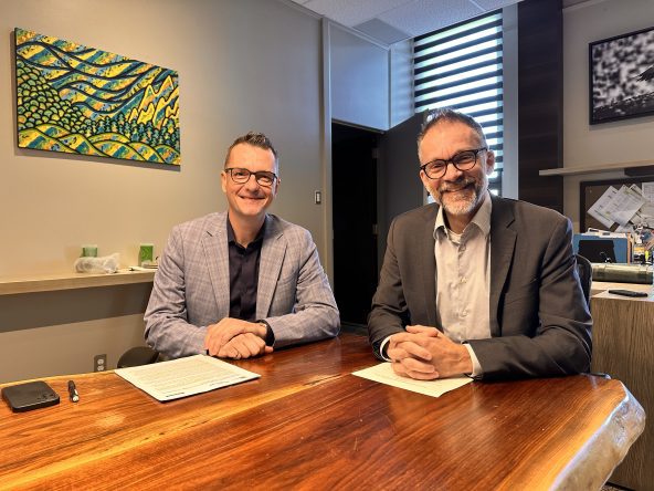 Frédéric Gagnon et Denis Deschamps